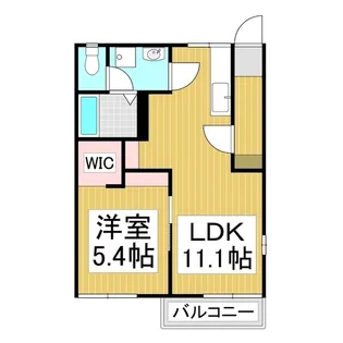 メゾンパルコ【103号室】の間取り