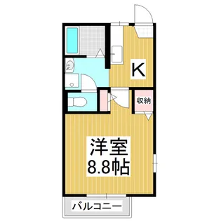 フレグランスプライム A【201号室】の間取り