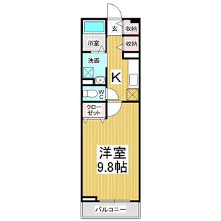 プチメゾン泉【103号室】の間取り
