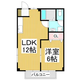 ソレーユソシアA【2階】の間取り