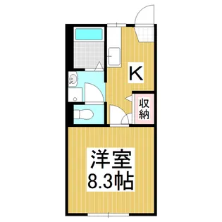 フレグランスマウンテン【1階】の間取り
