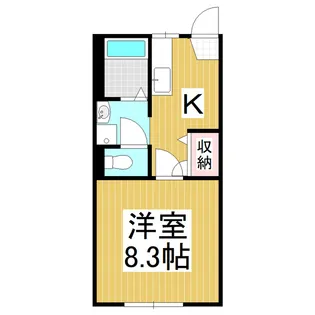 フレグランスマウンテン【102号室】の間取り