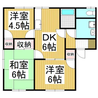 シェトワ清水【202号室】の間取り