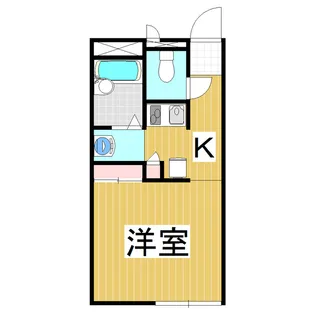 レオパレス新田町【216号室】の間取り