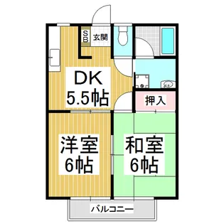 ソフィアパレスA【A205号室】の間取り