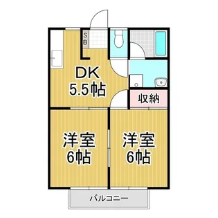 ソフィアパレスA【A205号室】の間取り