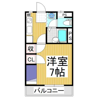 白梅【101号室】の間取り