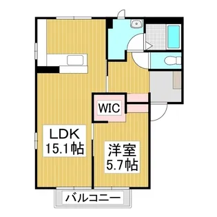 フレグランス ひまわりC【2階】の間取り