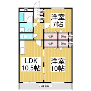 ステージ1【C-2号室】の間取り