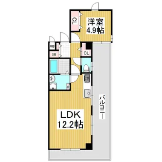 和泉町ビル【201号室】の間取り