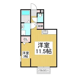 スクエアガーデンC棟【2階】の間取り