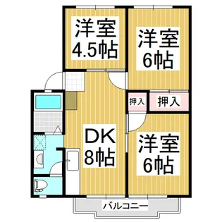 サンシティ城東【101号室】の間取り
