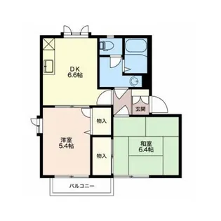 ディアスヤマーニ【A102号室】の間取り