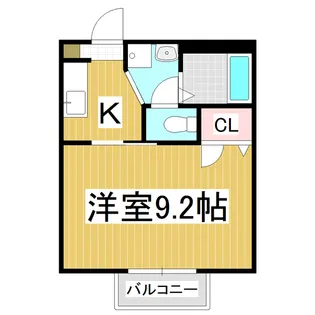 ディアス ハイランド【101号室】の間取り