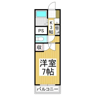 ジョイハウスノムラ【202号室】の間取り