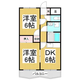 ジョイハウスノムラ【205号室】の間取り