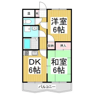 ジョイハウスノムラ【203号室】の間取り