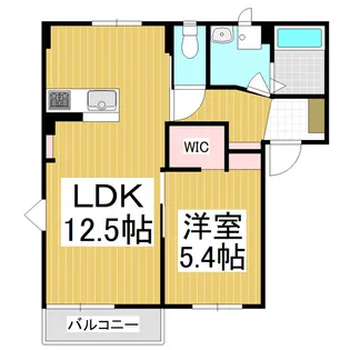 フレグランスウィンドB棟【101号室】の間取り
