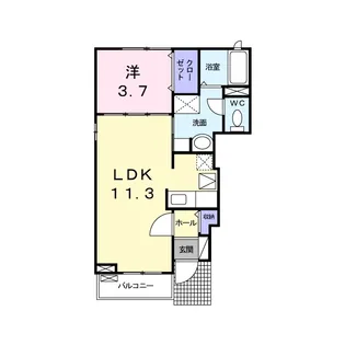 セレノ【1階】の間取り