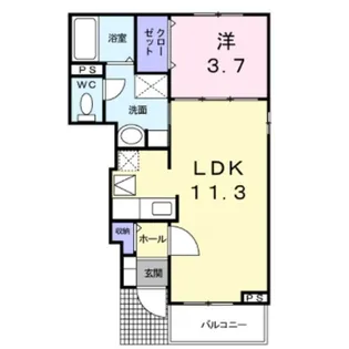 セレノ【1階】の間取り