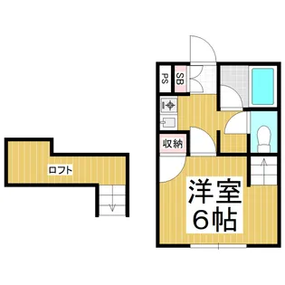プラザドゥメラA【103号室】の間取り