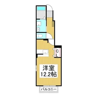 オーチャード桐Ⅱ【1階】の間取り