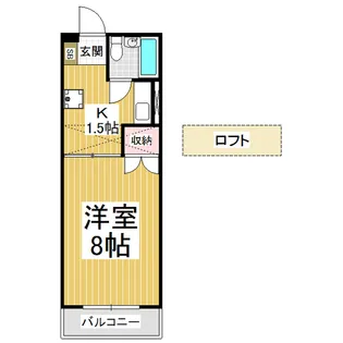マンションMK【307号室】の間取り
