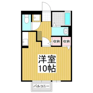 アムール山村【103号室】の間取り