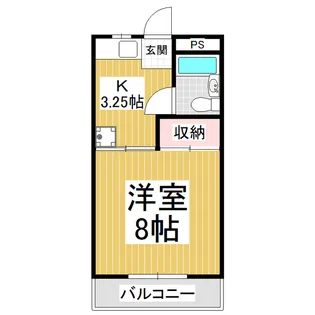 ハイシティー【407号室】の間取り