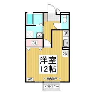 藤Linden【B101号室】の間取り