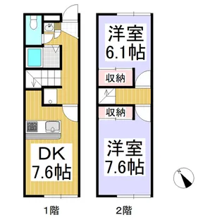 レオパレスマリンズMAYU【117号室】の間取り