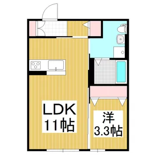 シャーメゾンTN【1階】の間取り