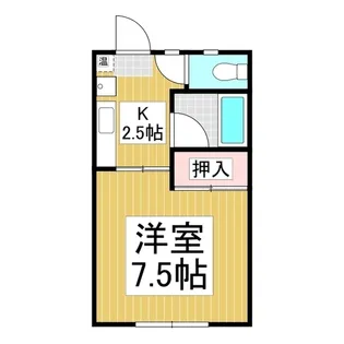 グリーンピア【101号室】の間取り