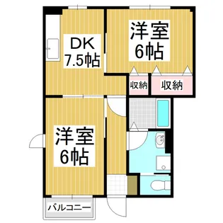 花水木【1階】の間取り