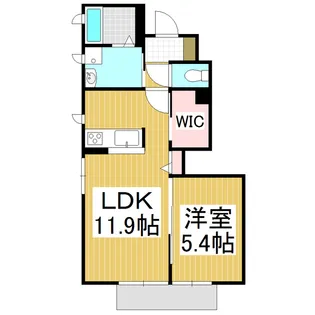 サウスヴィラージュ【101号室】の間取り