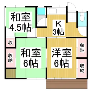 長野県長野市安茂里小市3丁目【一戸建】の間取り