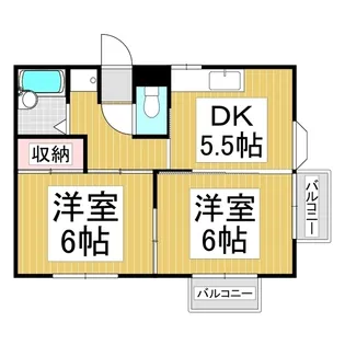 リックエステイト【2階】の間取り
