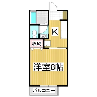 ルミエール A棟【2階】の間取り