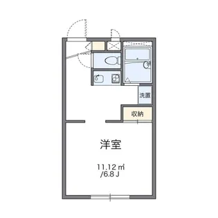 レオパレス村井【104号室】の間取り