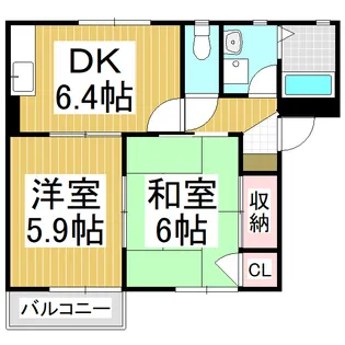 ST22 A【101号室】の間取り