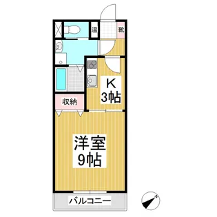 T・T・3ハイム【101号室】の間取り