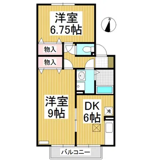 コート花水木【102号室】の間取り