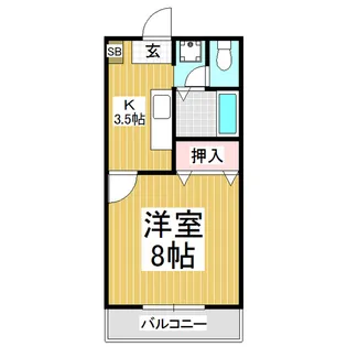 サクラメゾン【106号室】の間取り