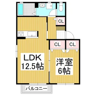 シェーンベルク【1階】の間取り
