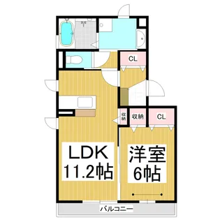 B−FLAT【2階】の間取り
