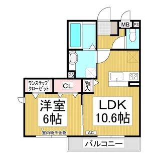 アップガーデン【2階】の間取り