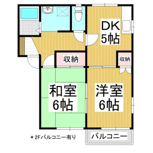 カーサ37 A【102号室】の間取り