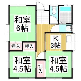 長野県伊那市日影【一戸建】の間取り