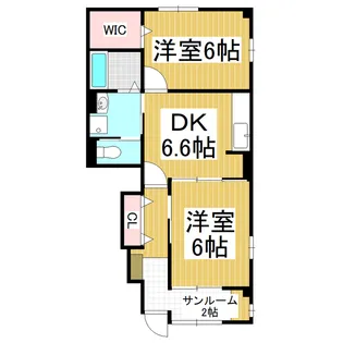 エリジオンあづみ野 A【1階】の間取り
