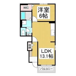 ギャランサヴーレ【103号室】の間取り